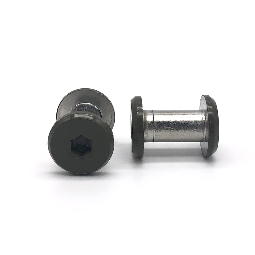 非標定制304不銹鋼內六角對接螺絲子母釘