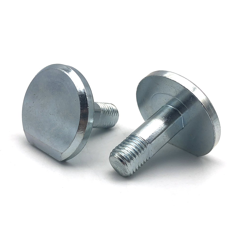 大平頭非標螺絲8.8級半牙螺絲鍍藍白鋅切牙切頭螺釘