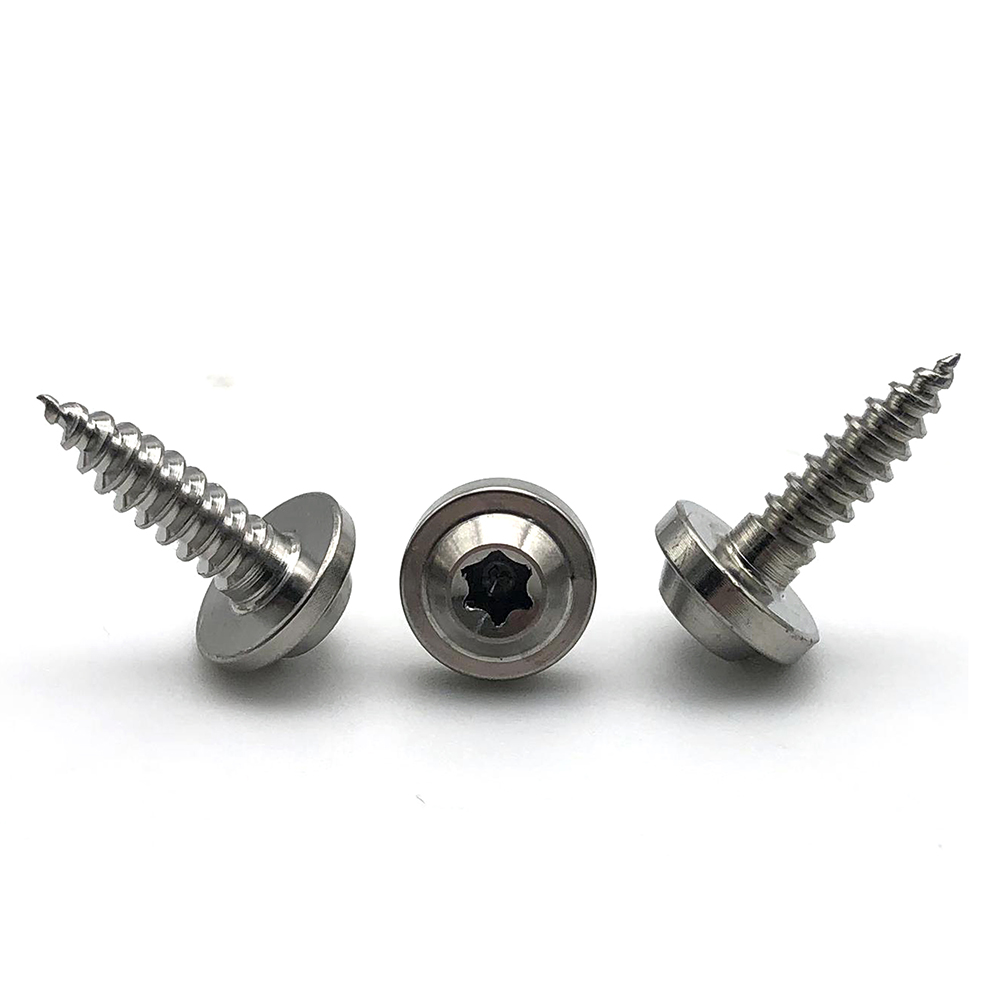 TC4 GR5飛碟頭內梅花螺絲耐蝕性鈦自攻絲