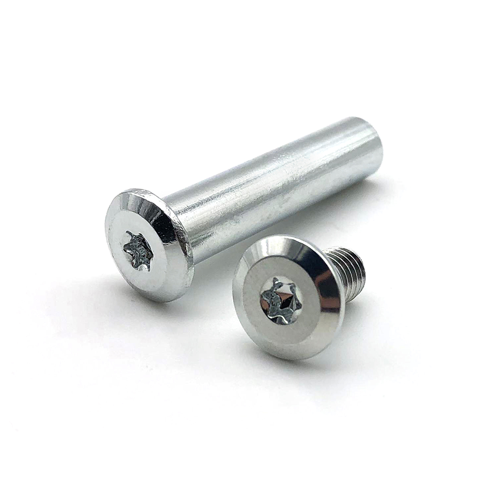 304不銹鋼夾板螺母平頭子母釘對(duì)鎖子母螺絲沉頭子母組合螺絲M8-M10