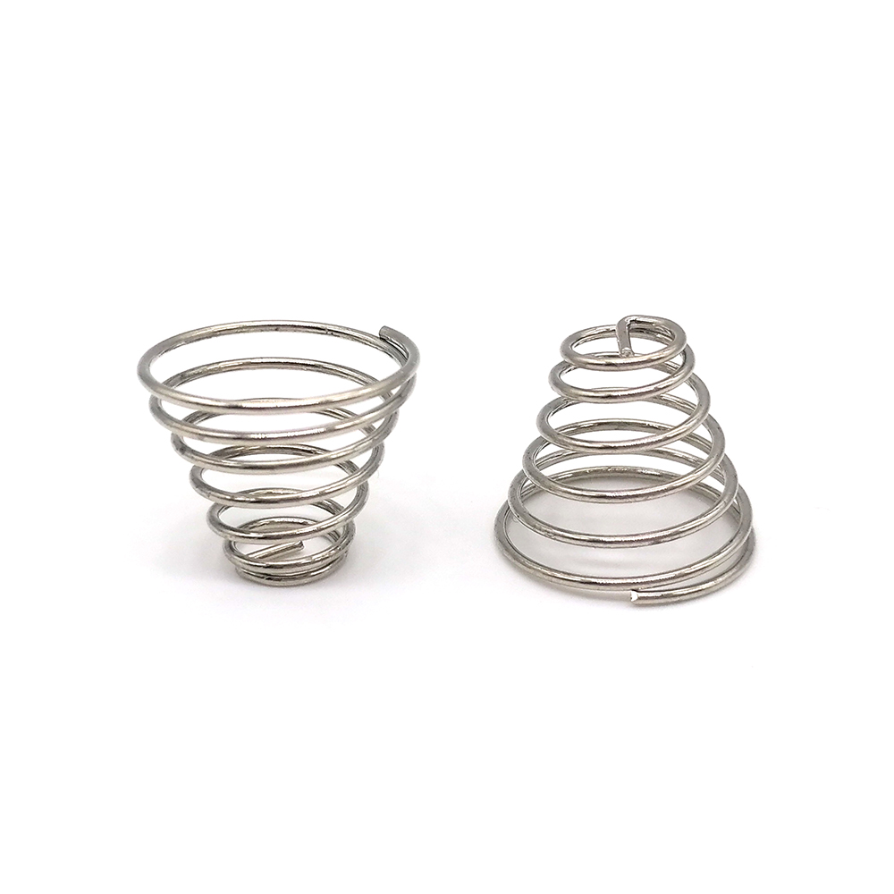 工廠定做接觸開關頭寶塔簧塔型圓錐形中鼓觸摸感應耐高溫壓縮彈簧定制非標彈簧