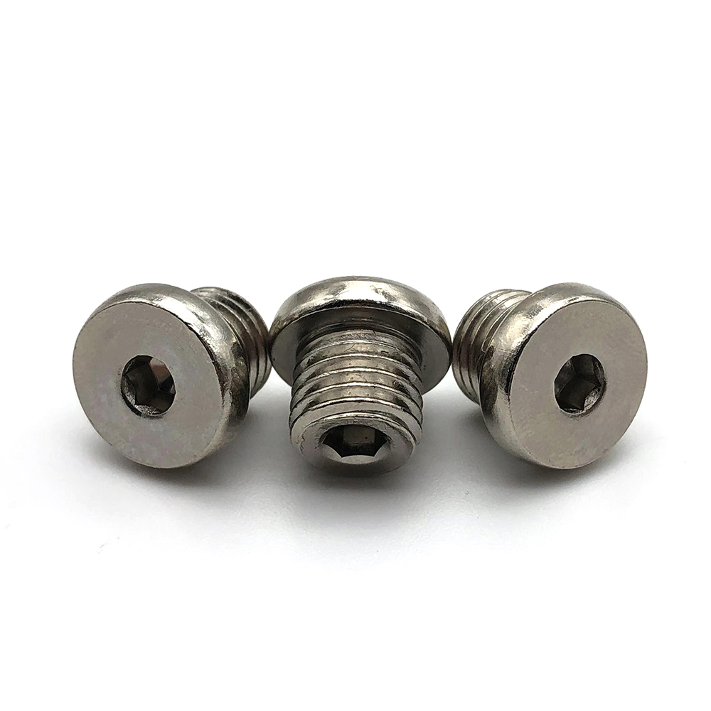 工廠生產不銹鋼內六角螺絲雙槽螺絲定制非標螺絲