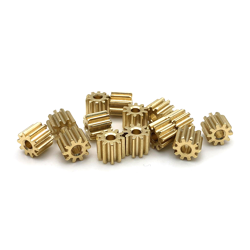 廠家生產0.5電動牙刷銅齒輪電機玩具車傳動馬達無人機小齒輪加工廠家9齒10定制非標齒輪