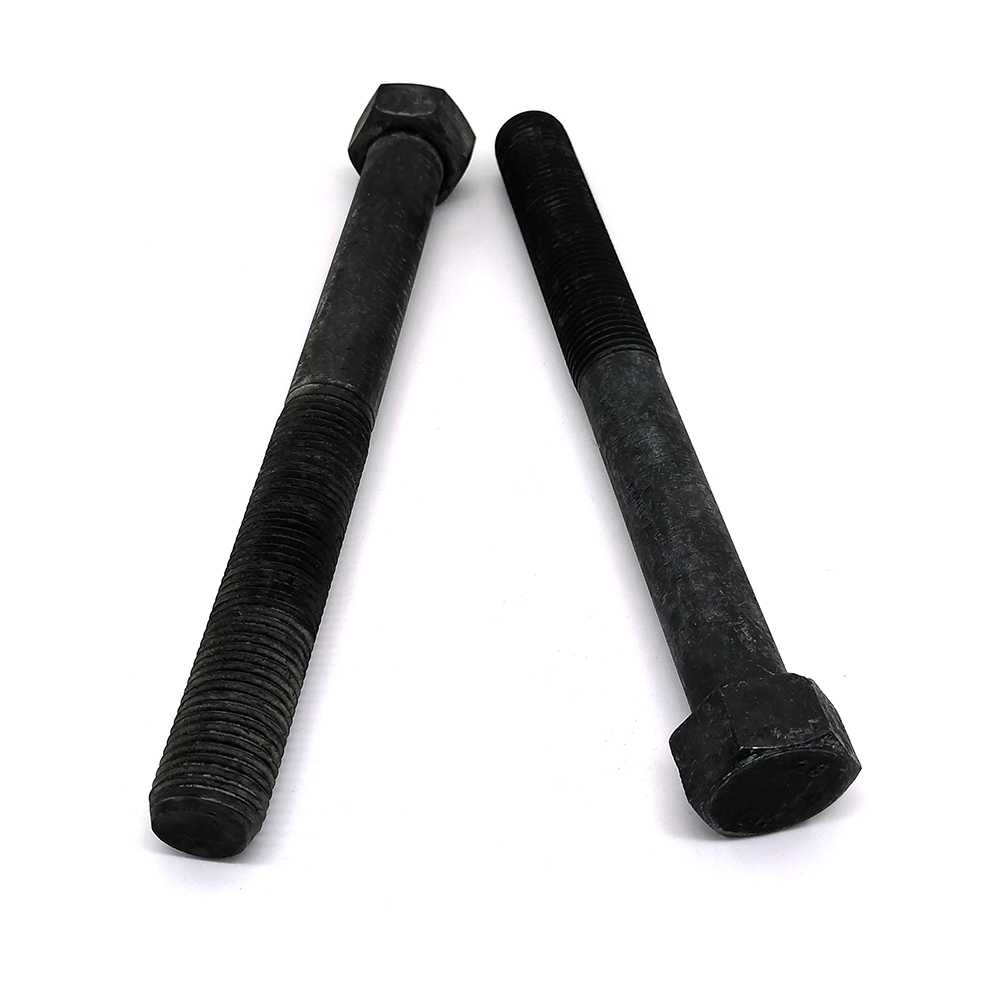 生產高強度螺栓 發黑12.9級六角半牙螺栓 卡車專用螺栓 定制非標螺栓螺絲