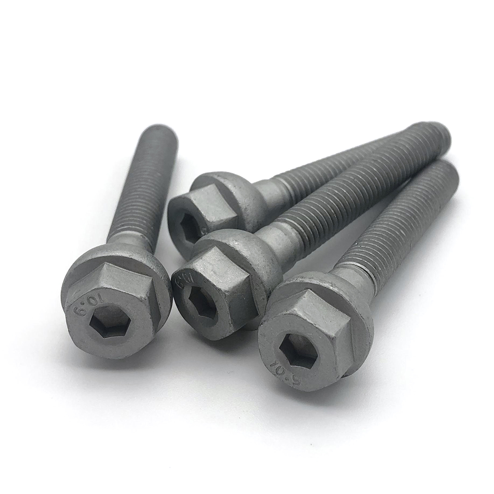 達克羅內六角螺絲 10.9級外六角臺階螺絲 高強度螺栓 汽車螺栓 定制非標螺栓螺絲