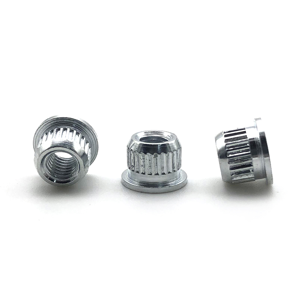 定制304拉鉚螺母來(lái)圖加工平頭鉚母竹節(jié)管螺母非標(biāo)定制沉頭拉帽